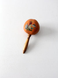 vintage hand-painted maraca