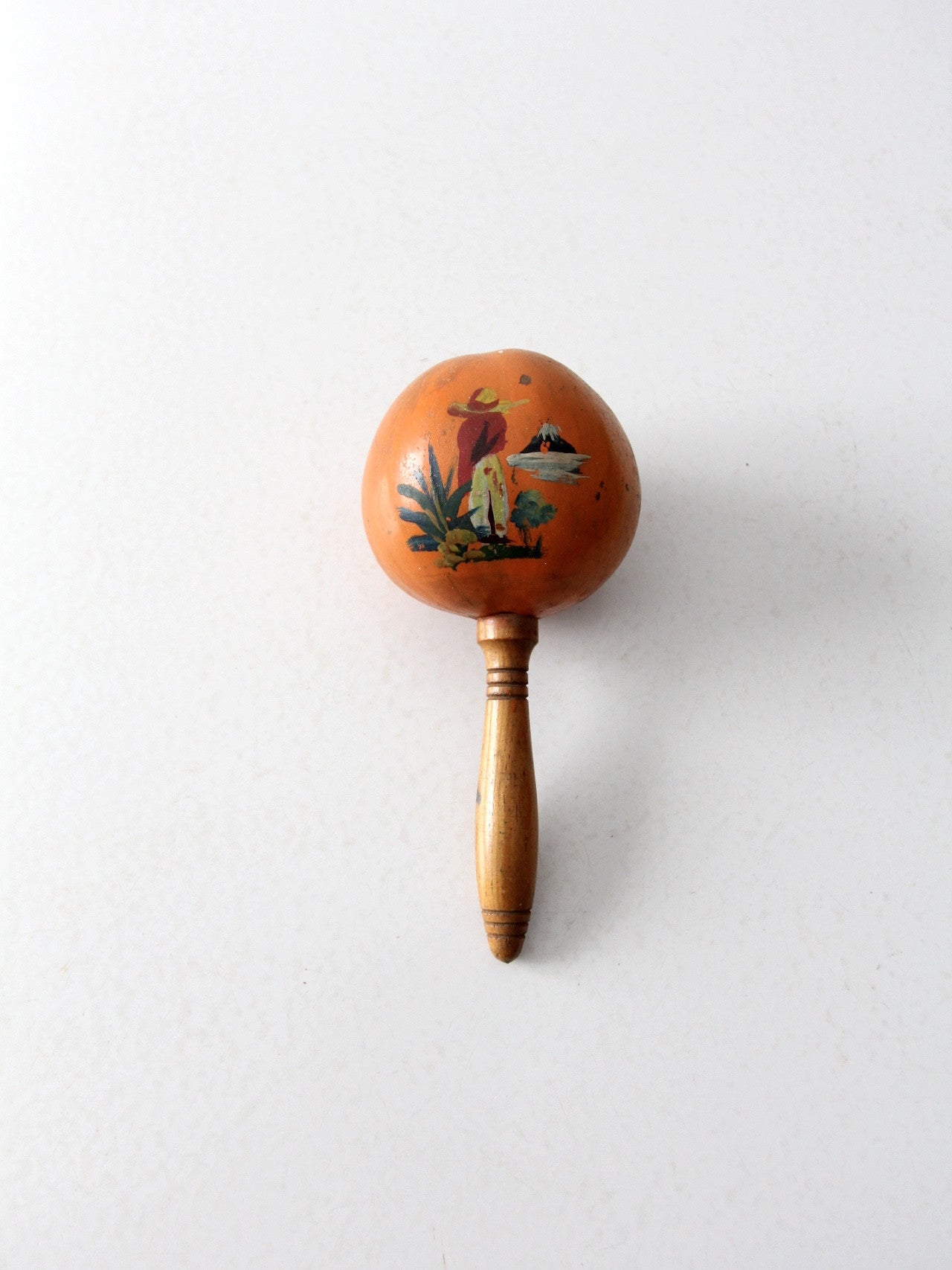 vintage hand-painted maraca
