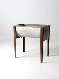 vintage metal washtub