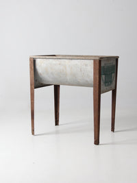 vintage metal washtub