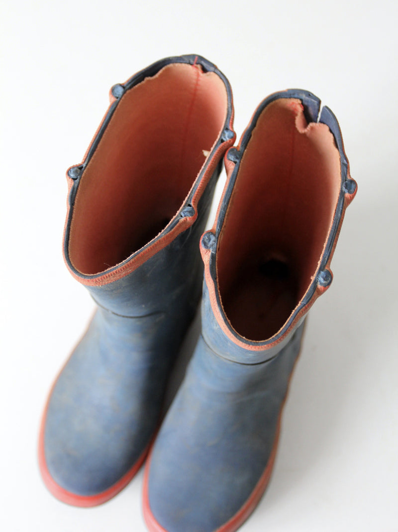 vintage kid's rubber boots