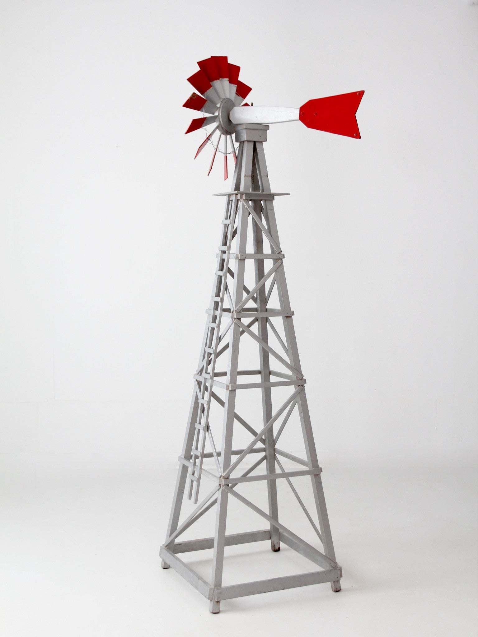 vintage garden windmill