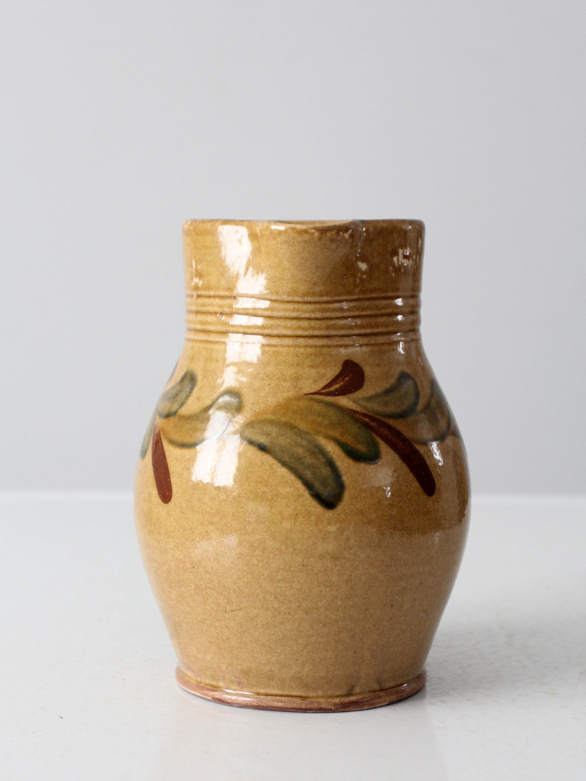 vintage Rockdale Union Stoneware studio pottery pitcher