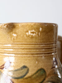 vintage Rockdale Union Stoneware studio pottery pitcher