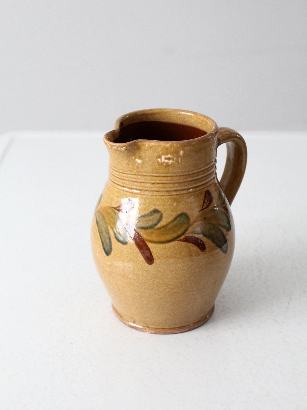 vintage Rockdale Union Stoneware studio pottery pitcher