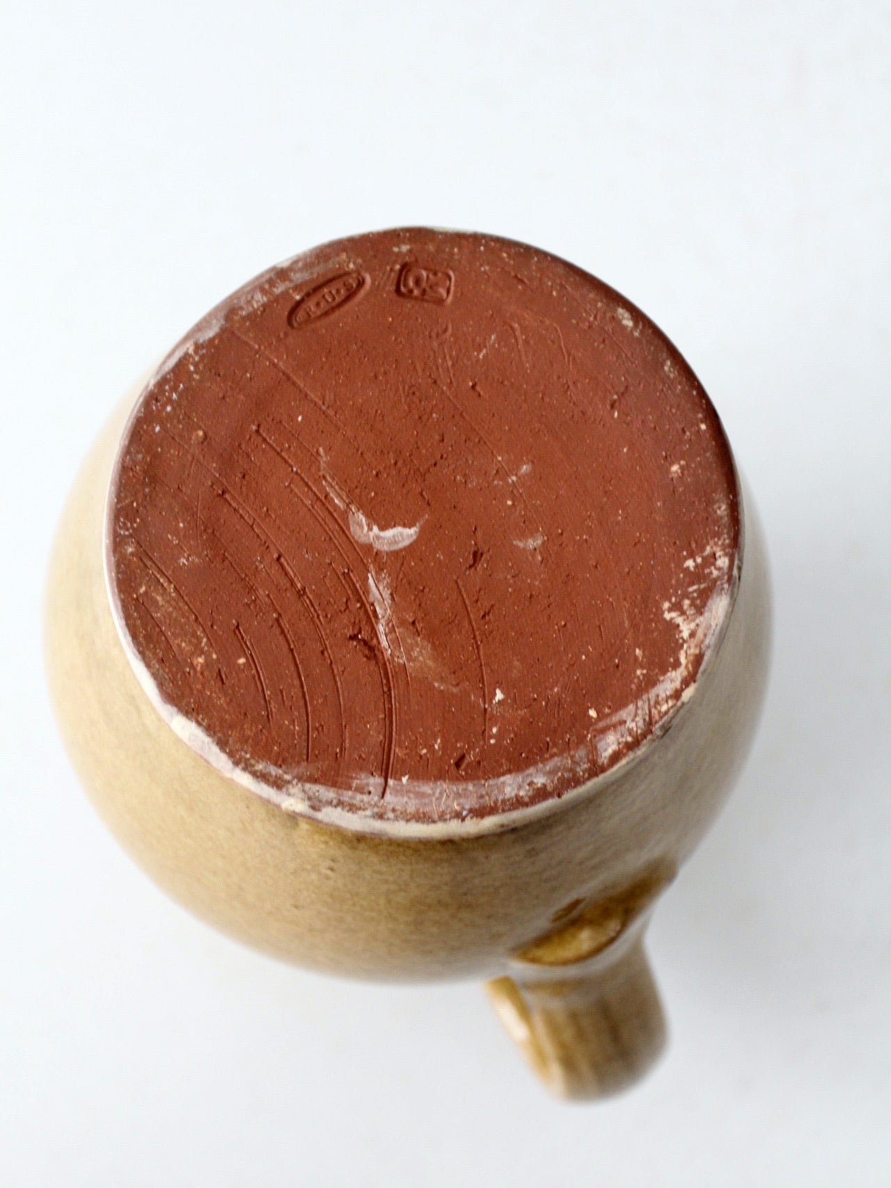 vintage Rockdale Union Stoneware studio pottery pitcher