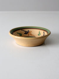 vintage painted pottery bowl