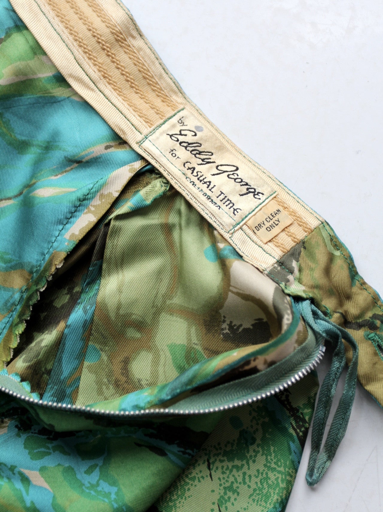 vintage Eddy George skirt label