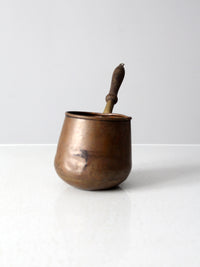 antique copper pot
