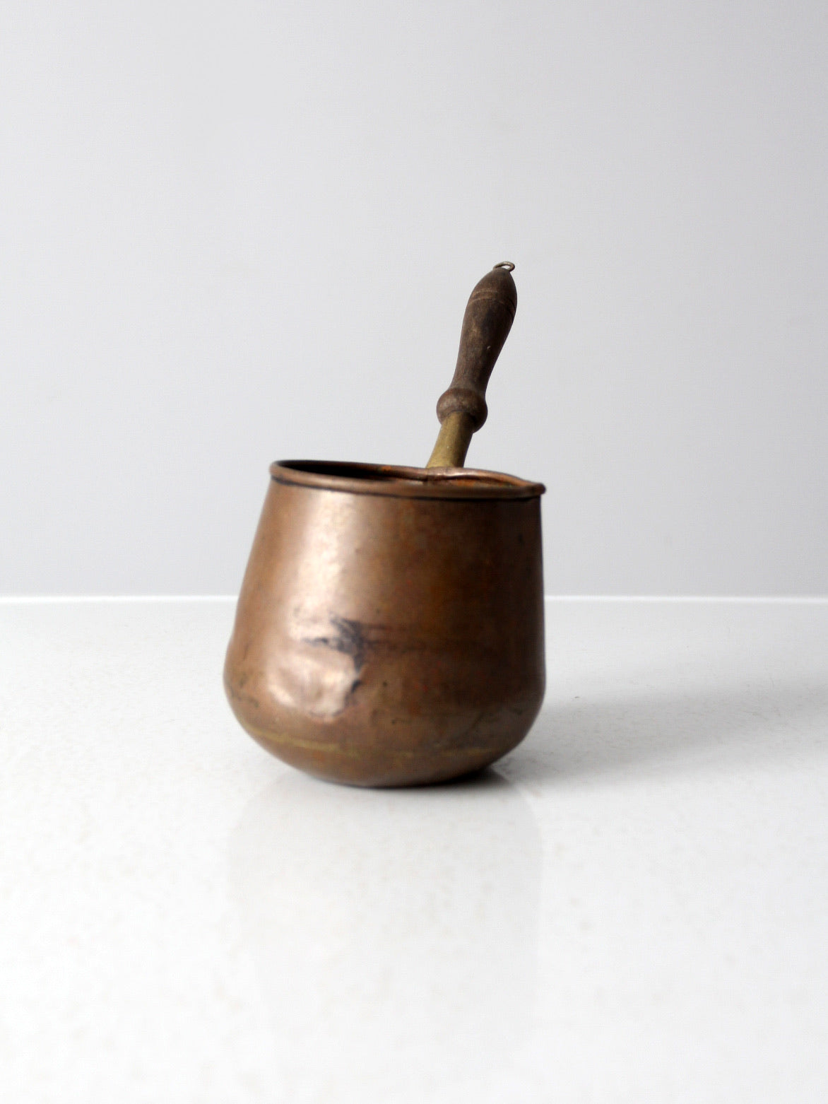 antique copper pot