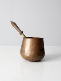 antique copper pot