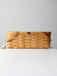 vintage Peterboro storage basket