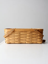 vintage Peterboro storage basket