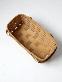 vintage Peterboro storage basket