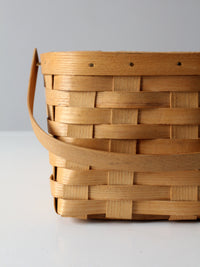vintage Peterboro storage basket