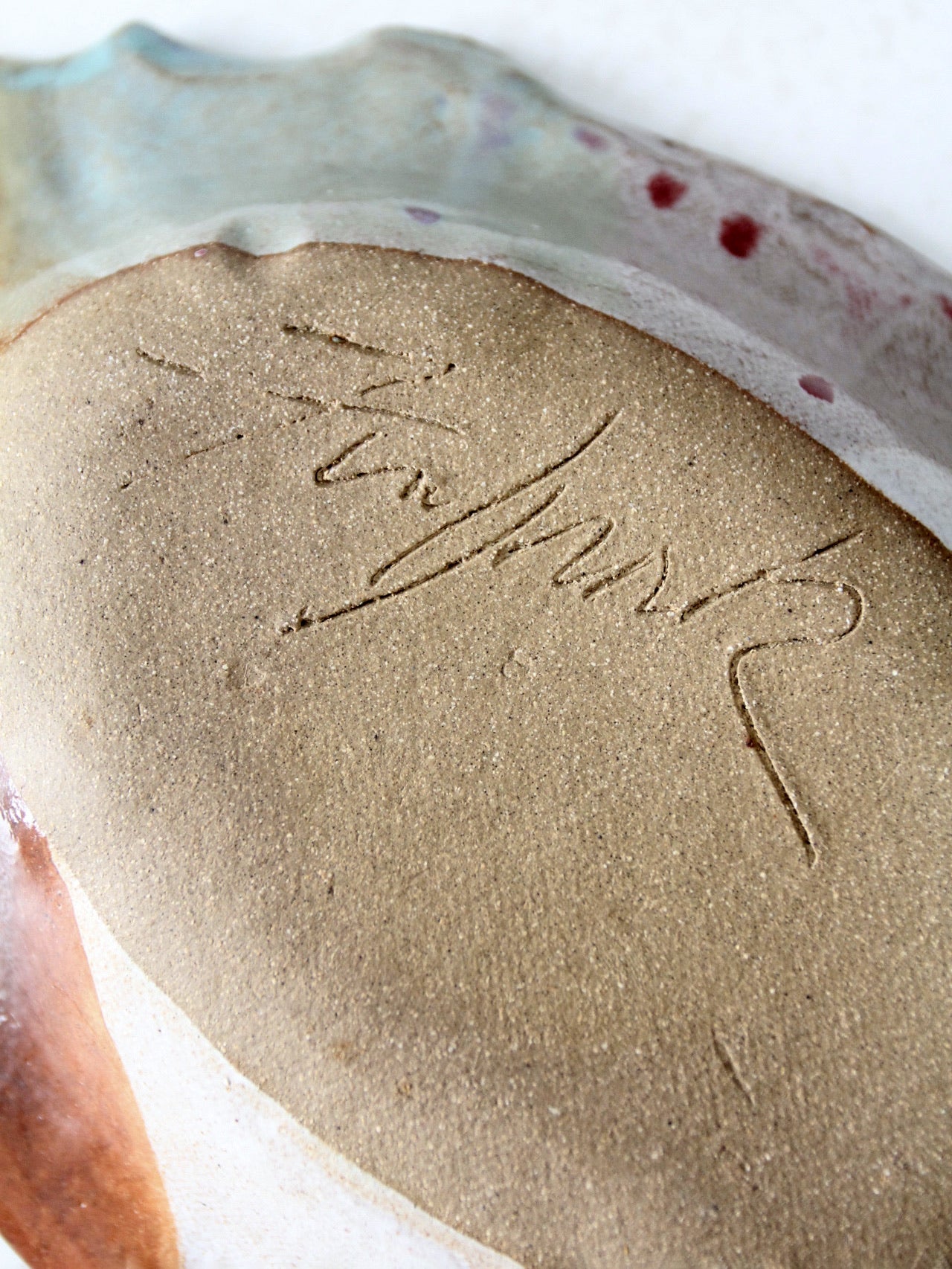 vintage studio pottery bowl