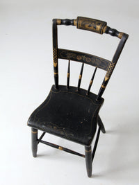 antique Hitchcock style chair