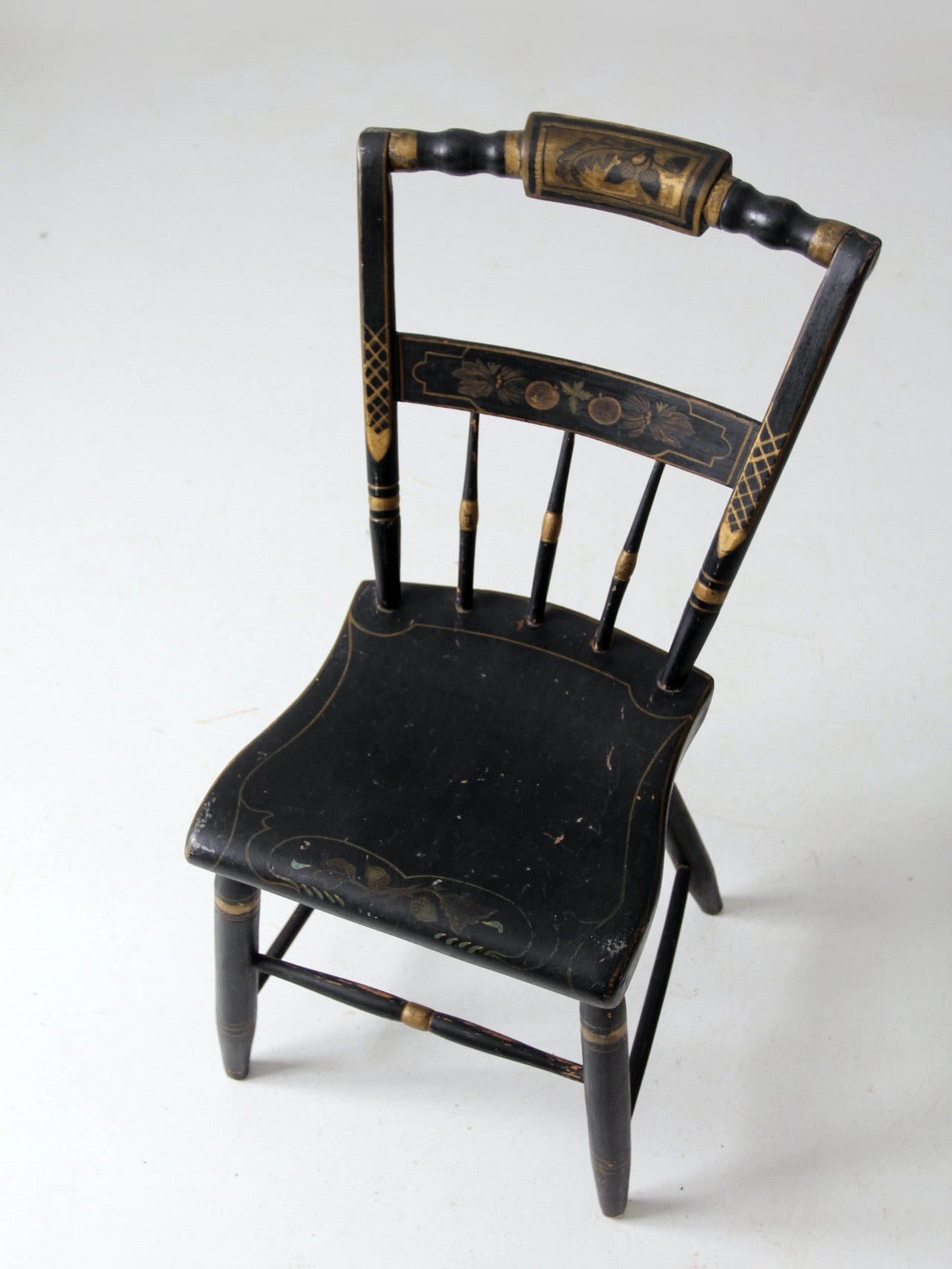 antique Hitchcock style chair