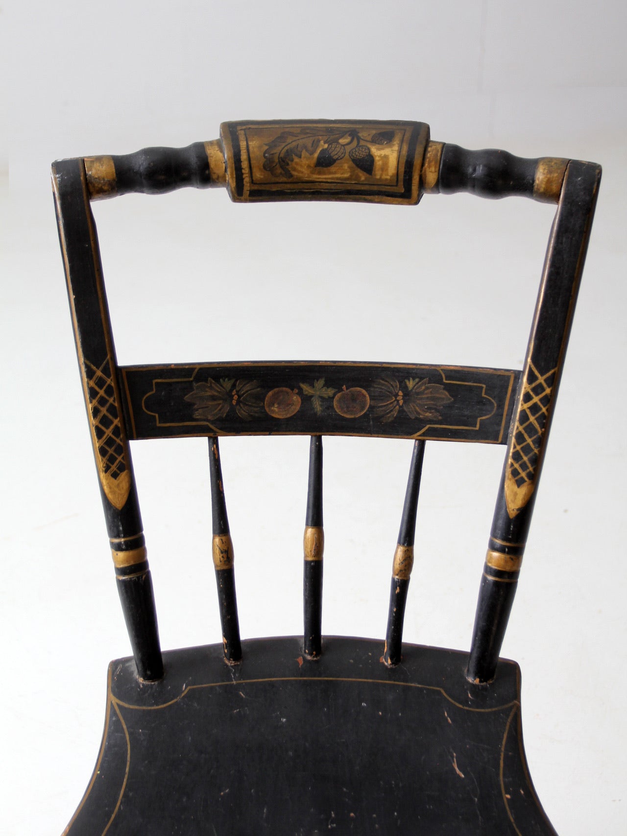 antique Hitchcock style chair