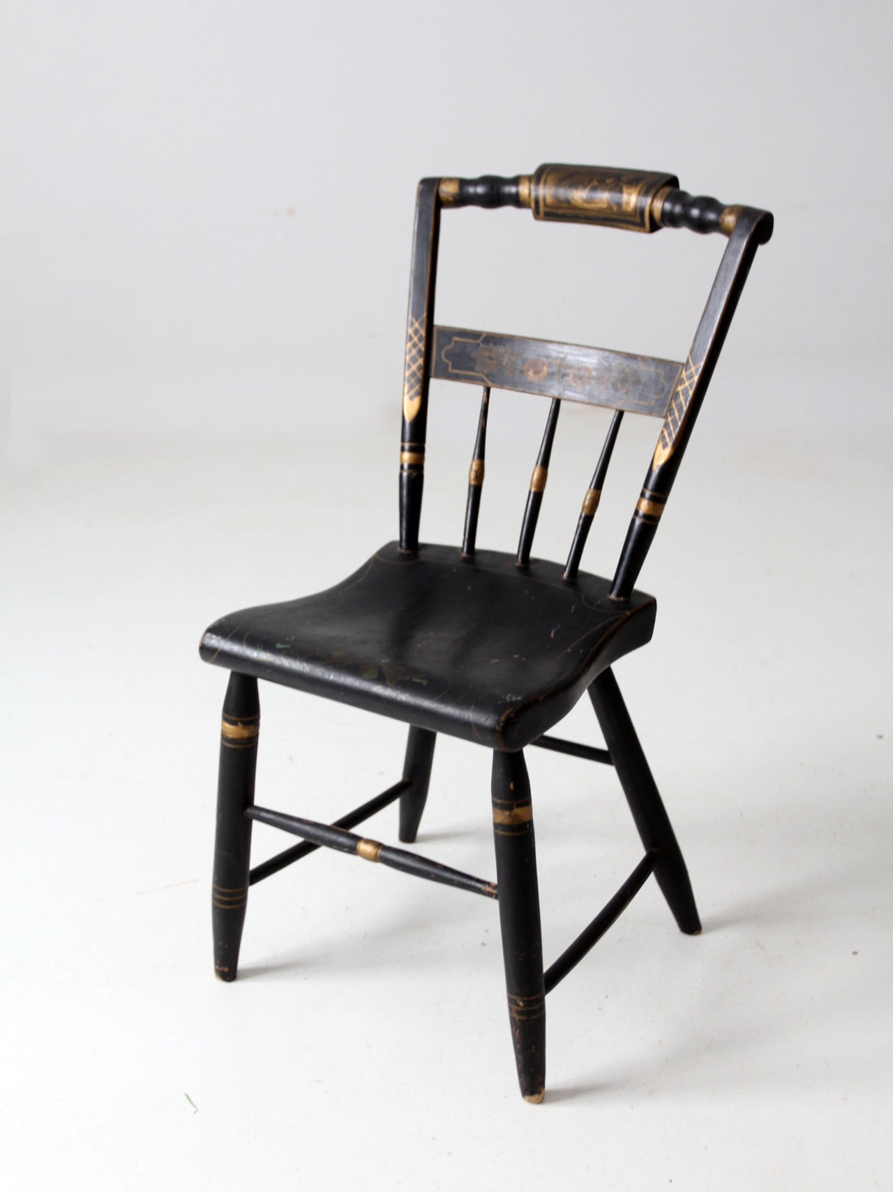 antique Hitchcock style chair
