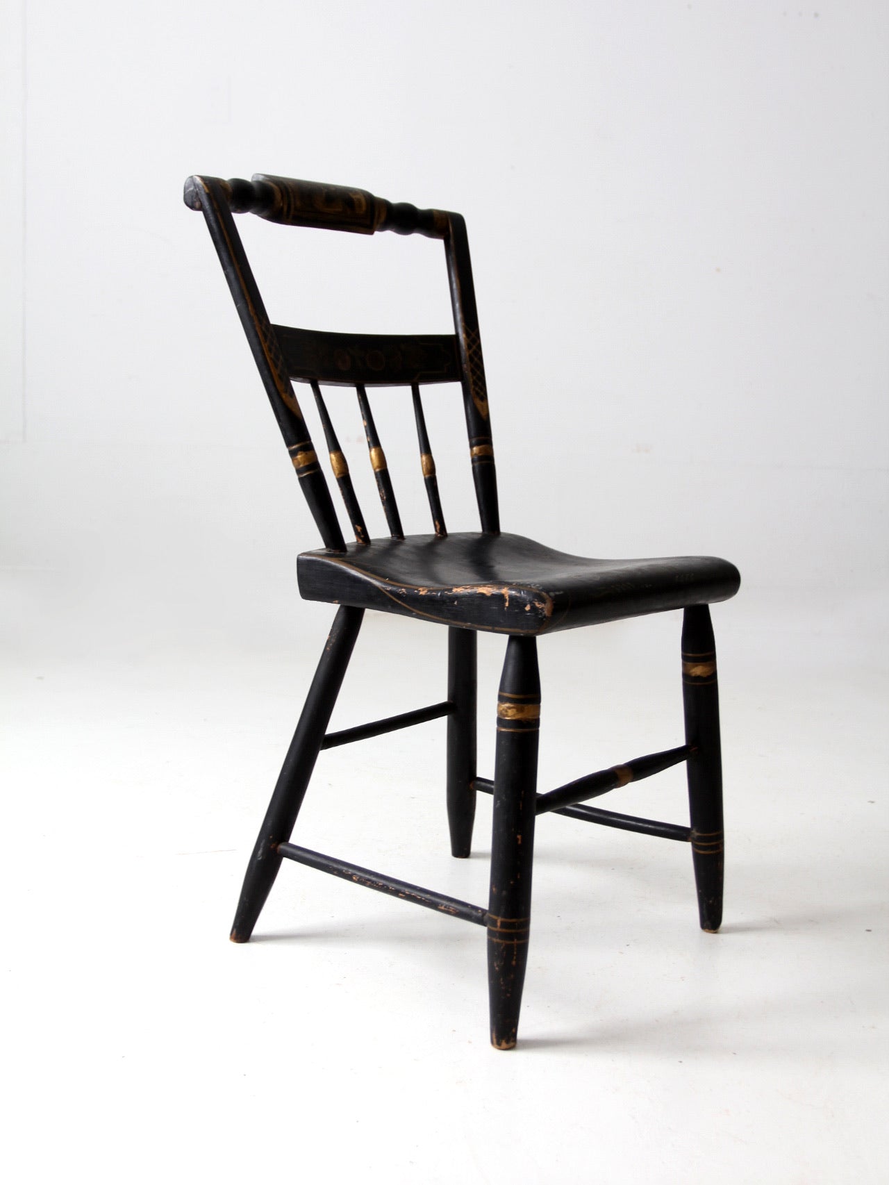 antique Hitchcock style chair