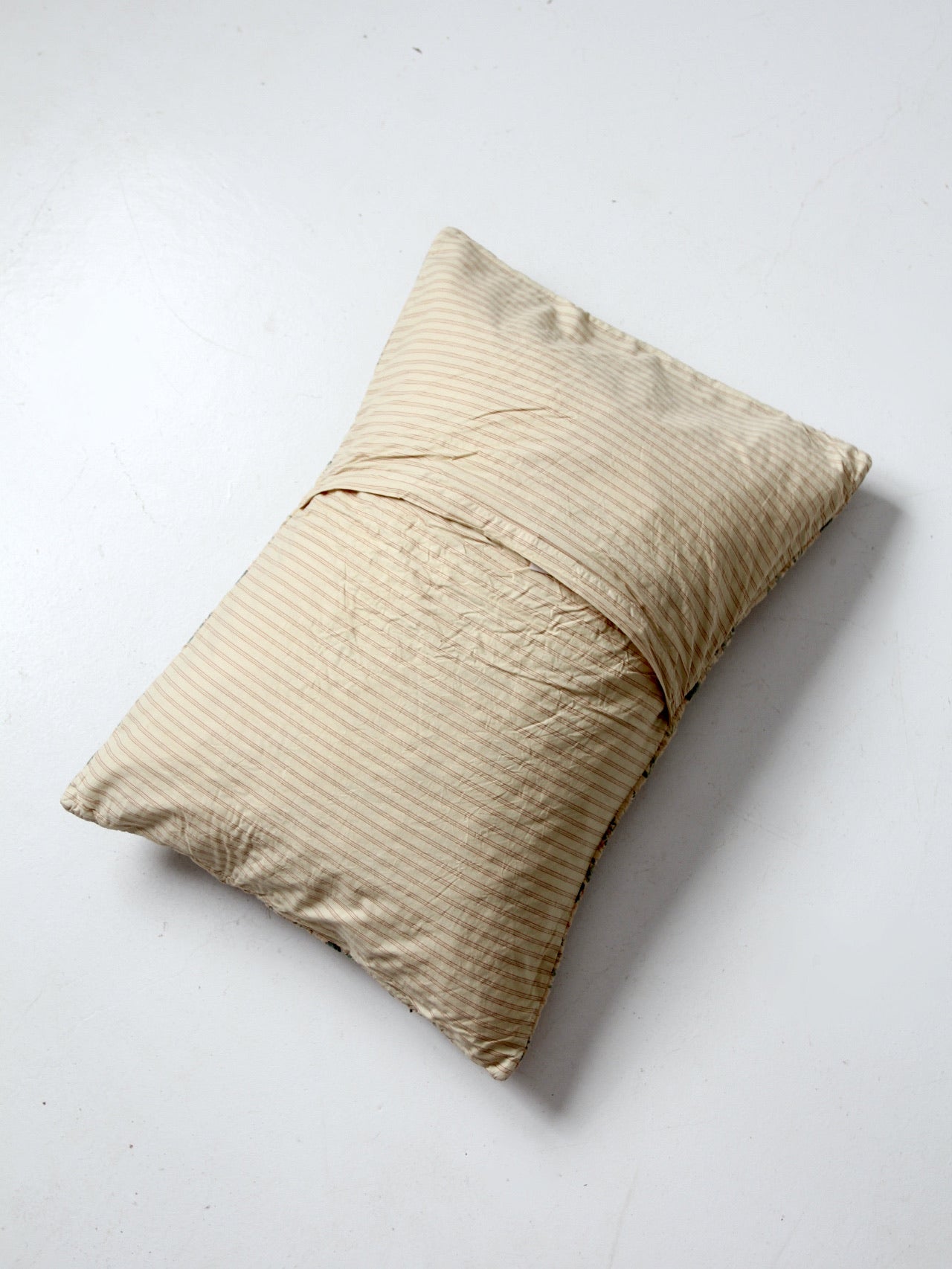 vintage quilted floral pillow sham