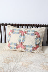 vintage quilt pillow sham case