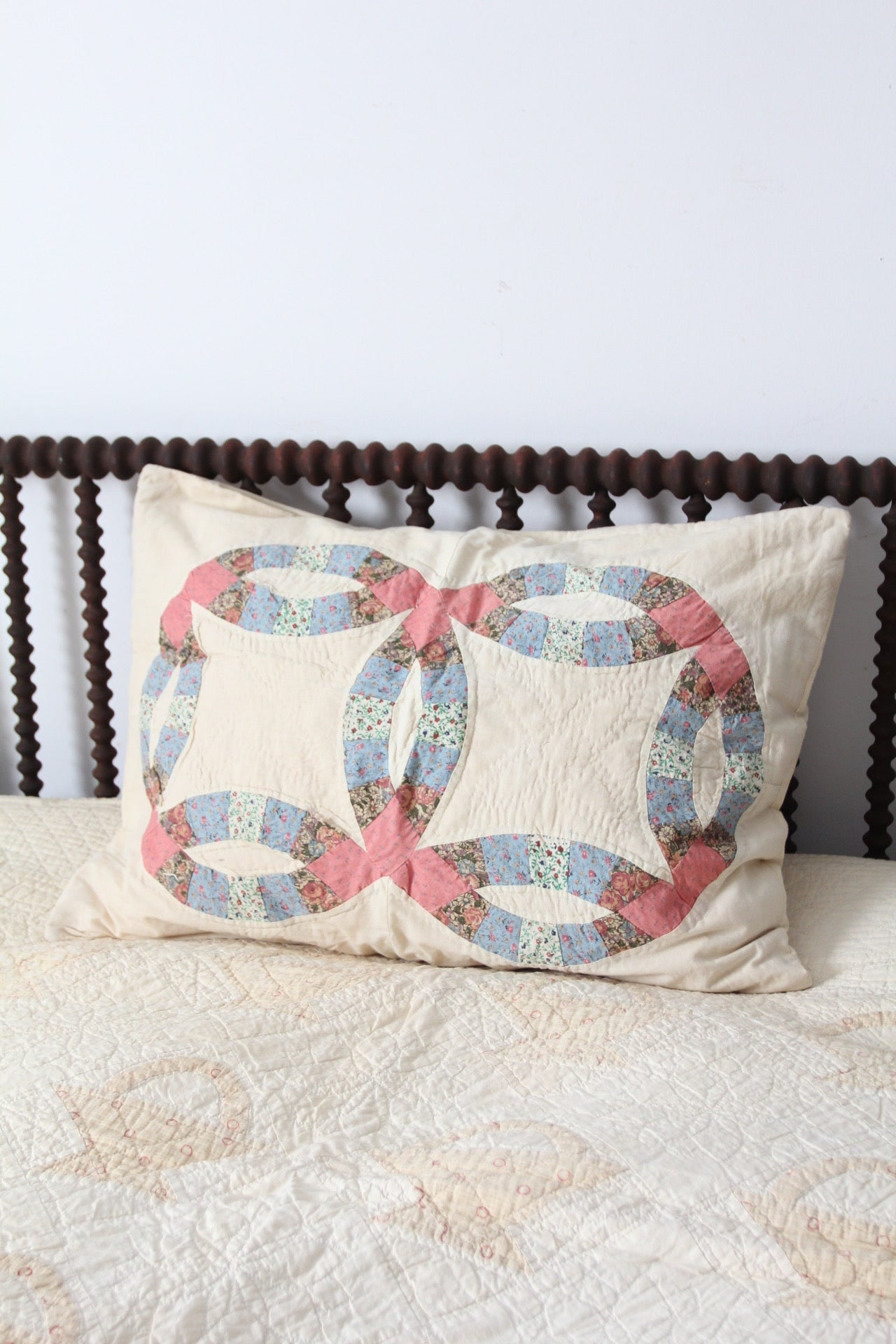 vintage quilt pillow sham case