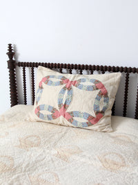 vintage quilt pillow sham case
