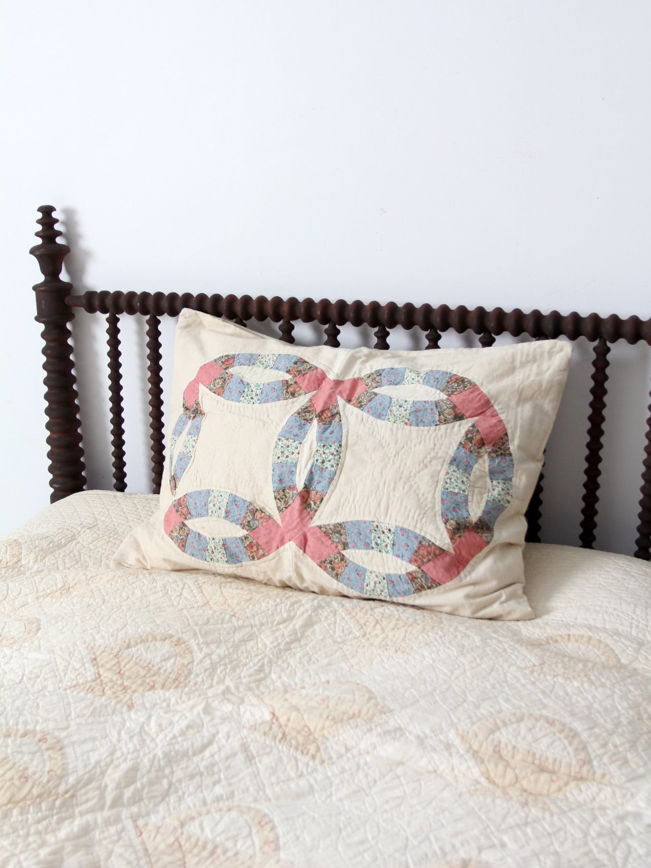 vintage quilt pillow sham case