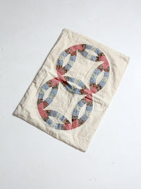 vintage quilt pillow sham case