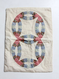 vintage quilt pillow sham case