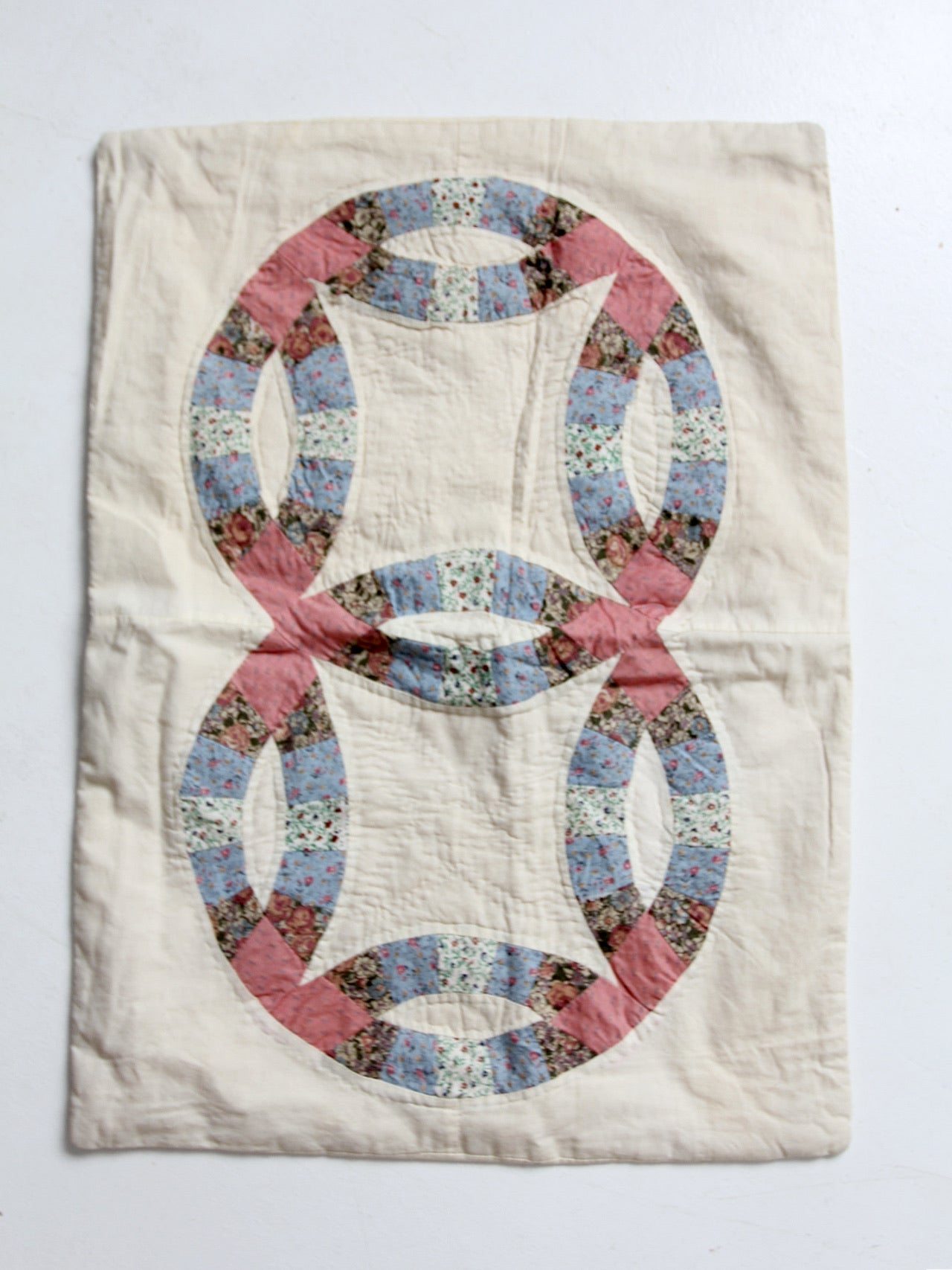 vintage quilt pillow sham case