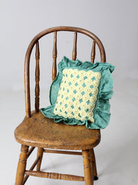 Vintage Yo-Yo Quilt Pillow Cover