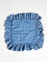 vintage yo-yo quilt pillow