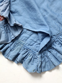 vintage yo-yo quilt pillow