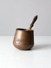 antique copper pot
