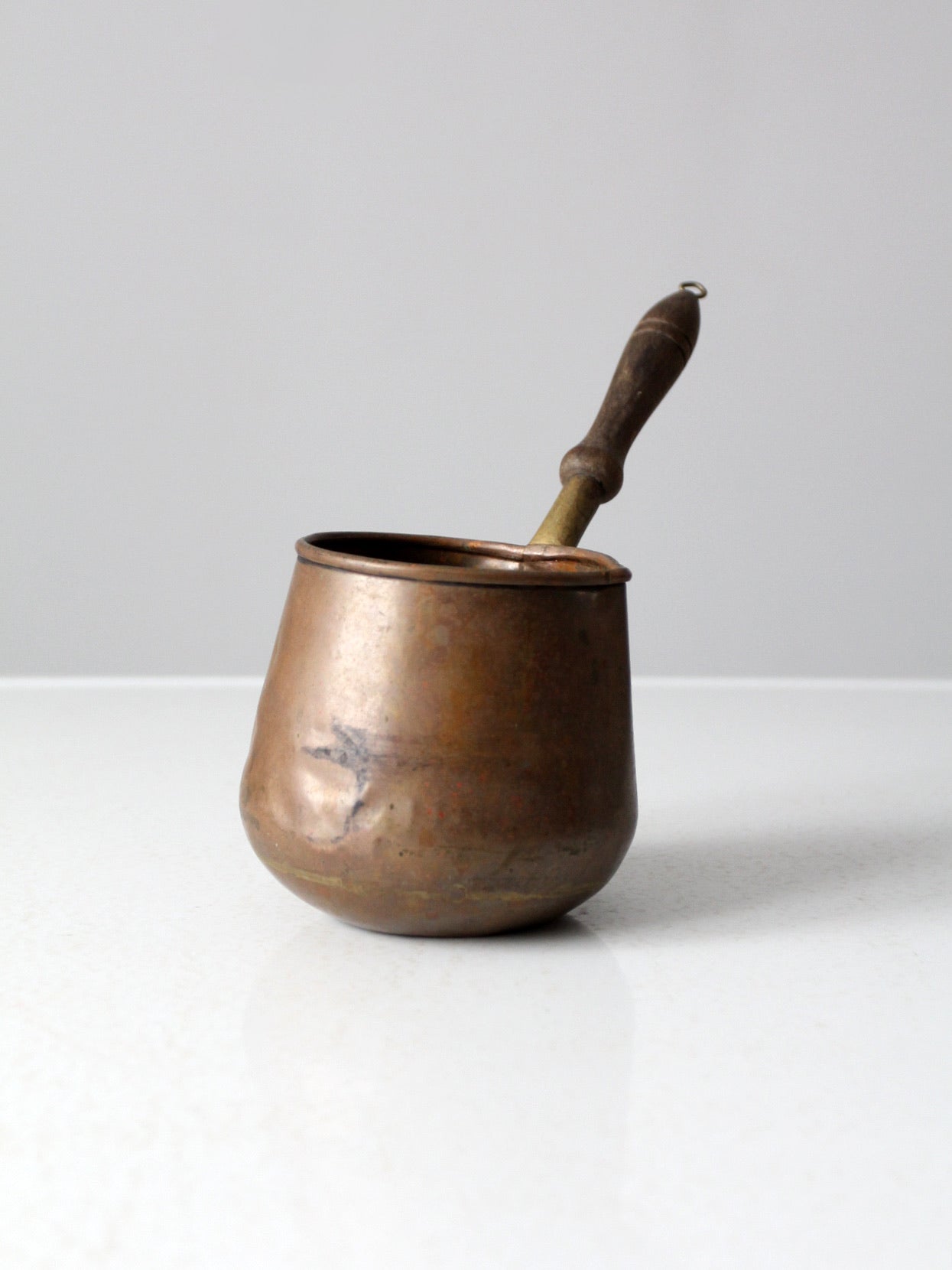antique copper pot
