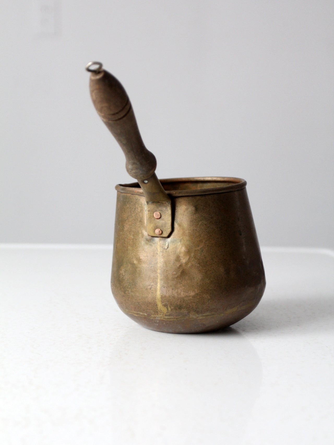 antique copper pot