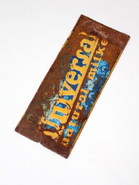 vintage Universal Natural Milker farm advertisement sign