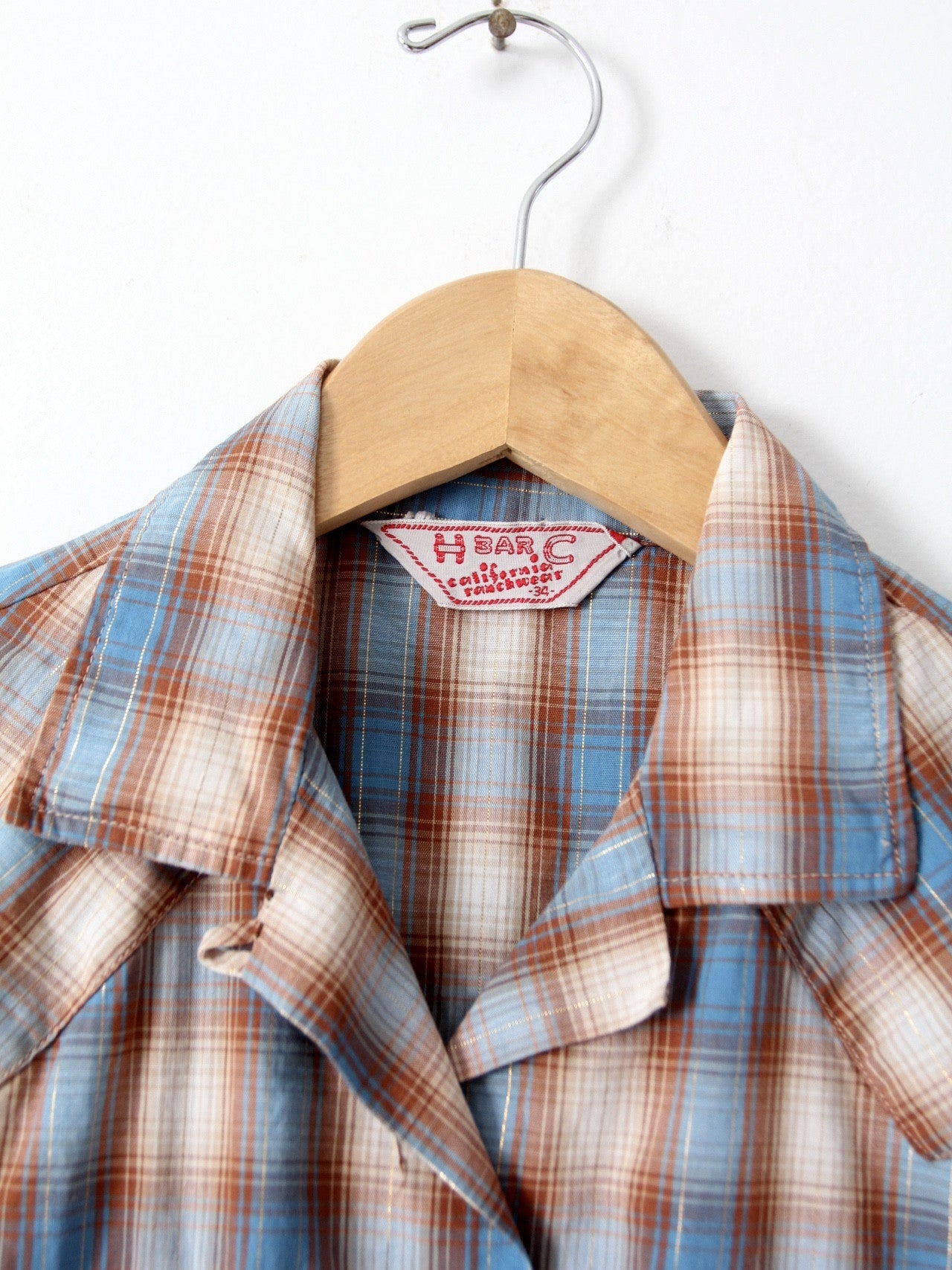 vintage 60s H-Bar-C ranch wear blouse