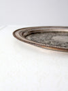 vintage WM Rogers silver plate tray