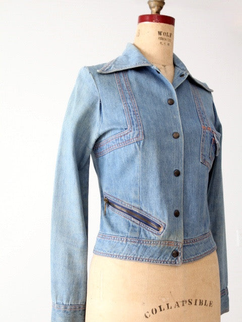 Ladies tailored deals denim jacket