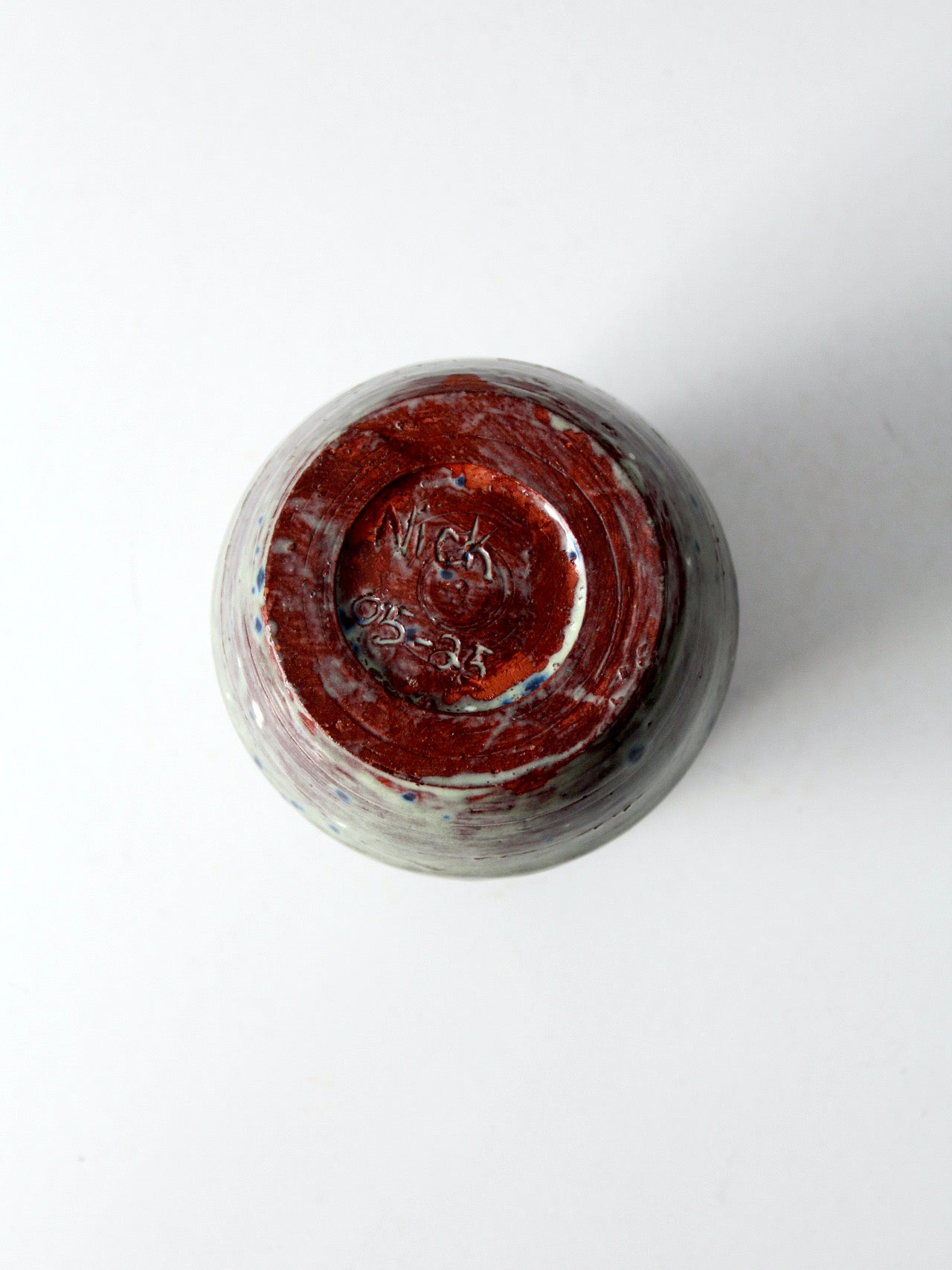 vintage studio pottery vase