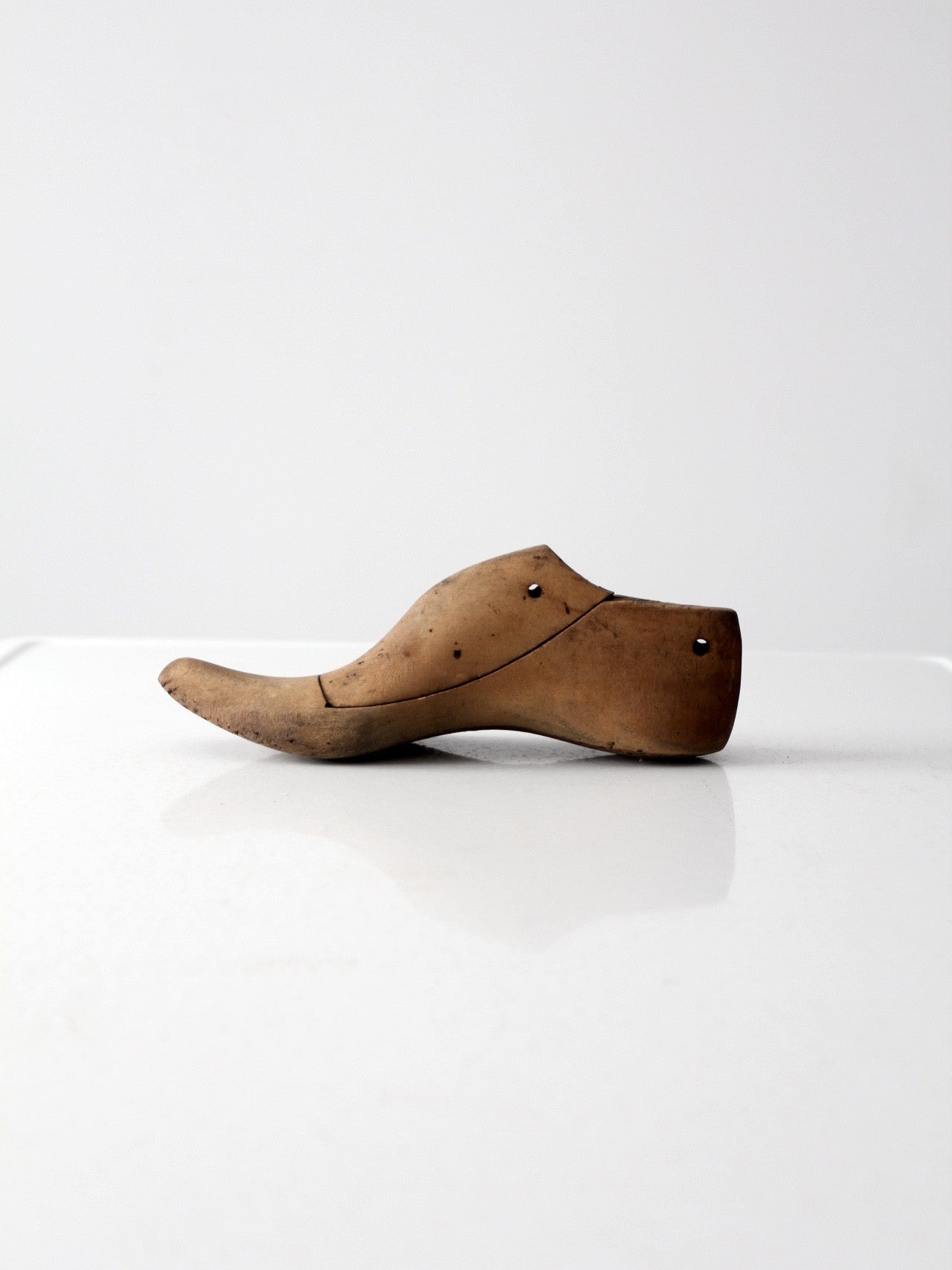 antique wooden shoe last