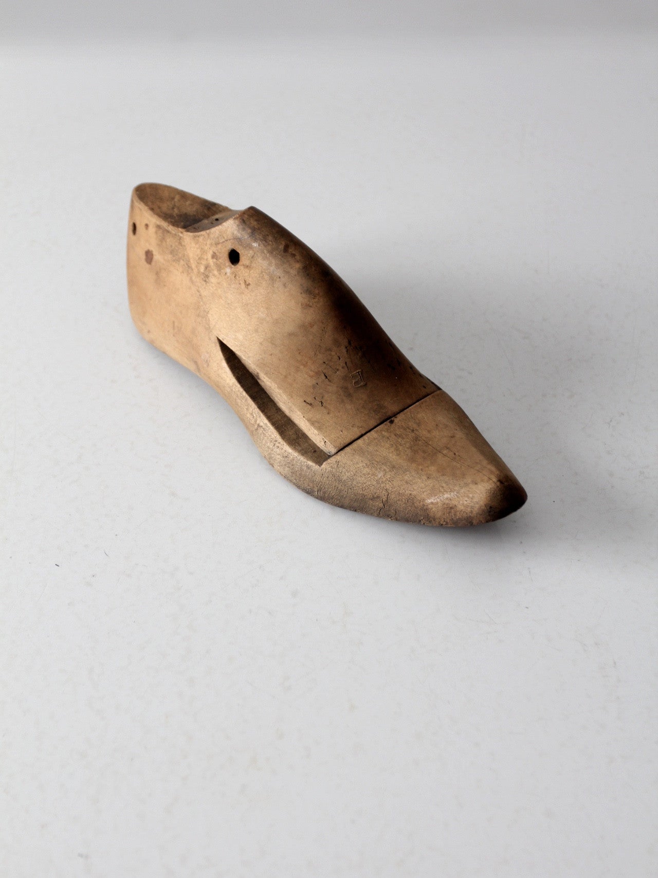 antique wooden shoe last