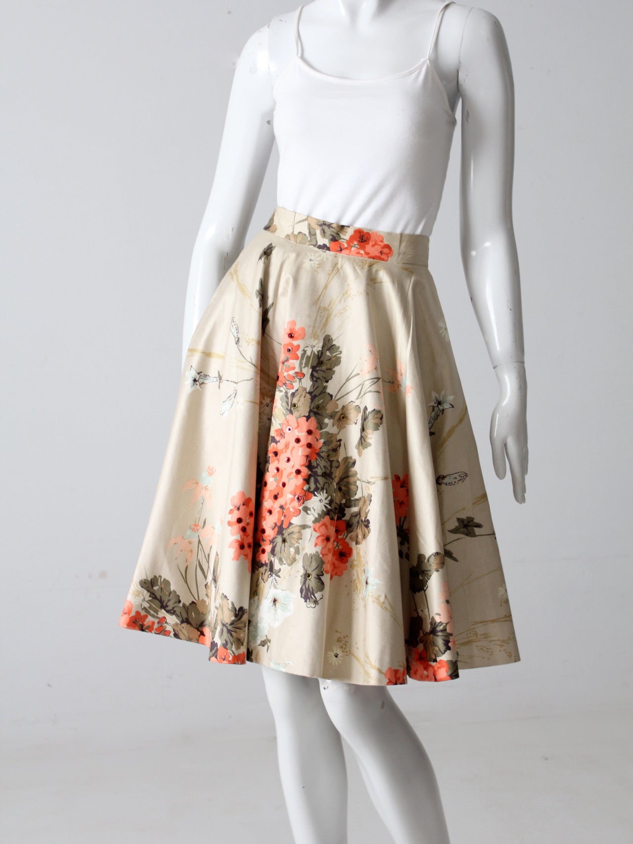 vintage 50s circle skirt