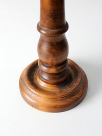 vintage wooden candelabra