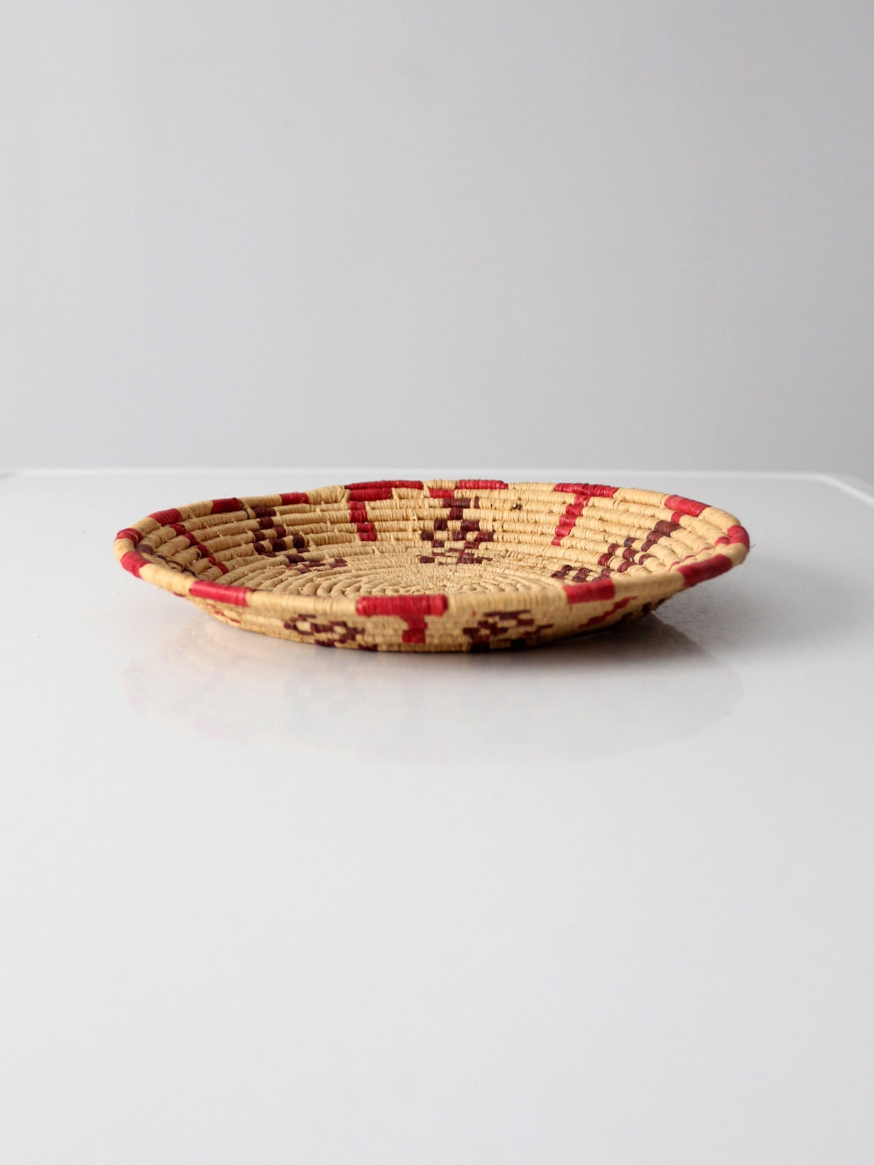 vintage hand-woven basket