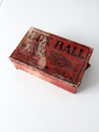 antique Parker Brothers Box Ball game